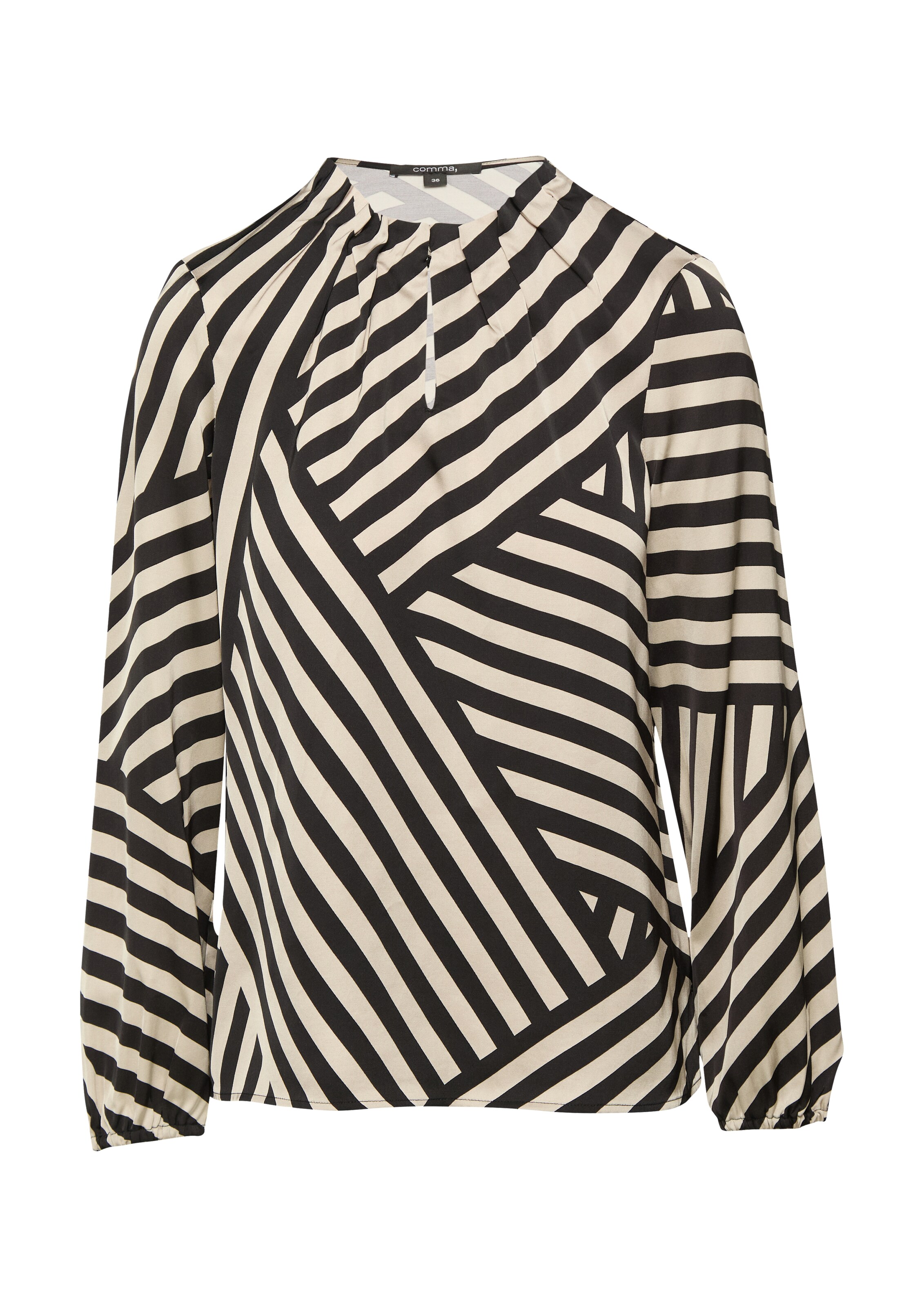 COMMA Bluse in Schwarz: Vorderseite