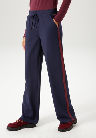 Aniston CASUAL Pajama Pants in Blue: front