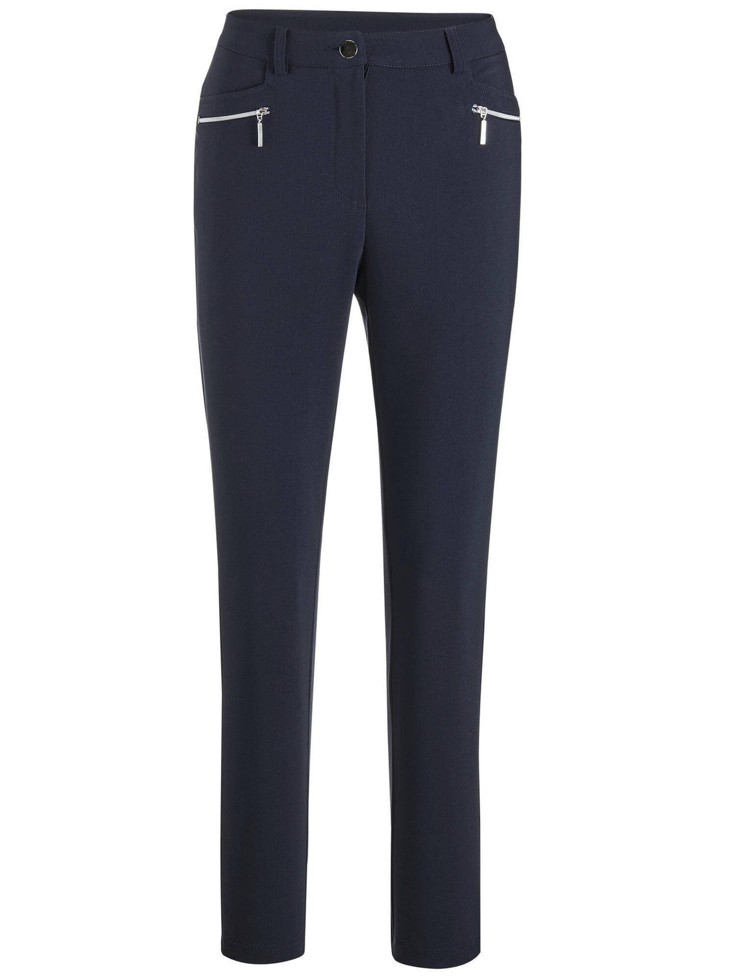 Goldner Trousers 'Bella' in Blue: front