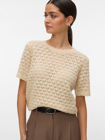 VERO MODA Shirt 'VMJaqueline' in Beige: front