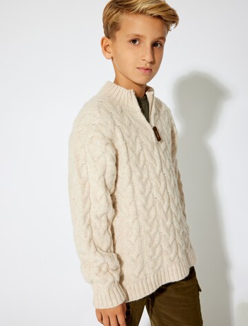 Koton Pullover in Weiß