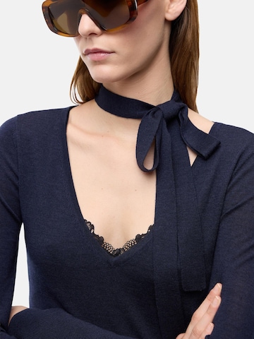 PINKO Pullover 'PINKO SOFFIO MAGLIA LINGERIE 100 LANA Maglieria'‌ in Blau