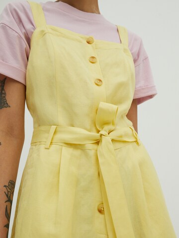 Tuta jumpsuit 'Mariam' di EDITED in giallo