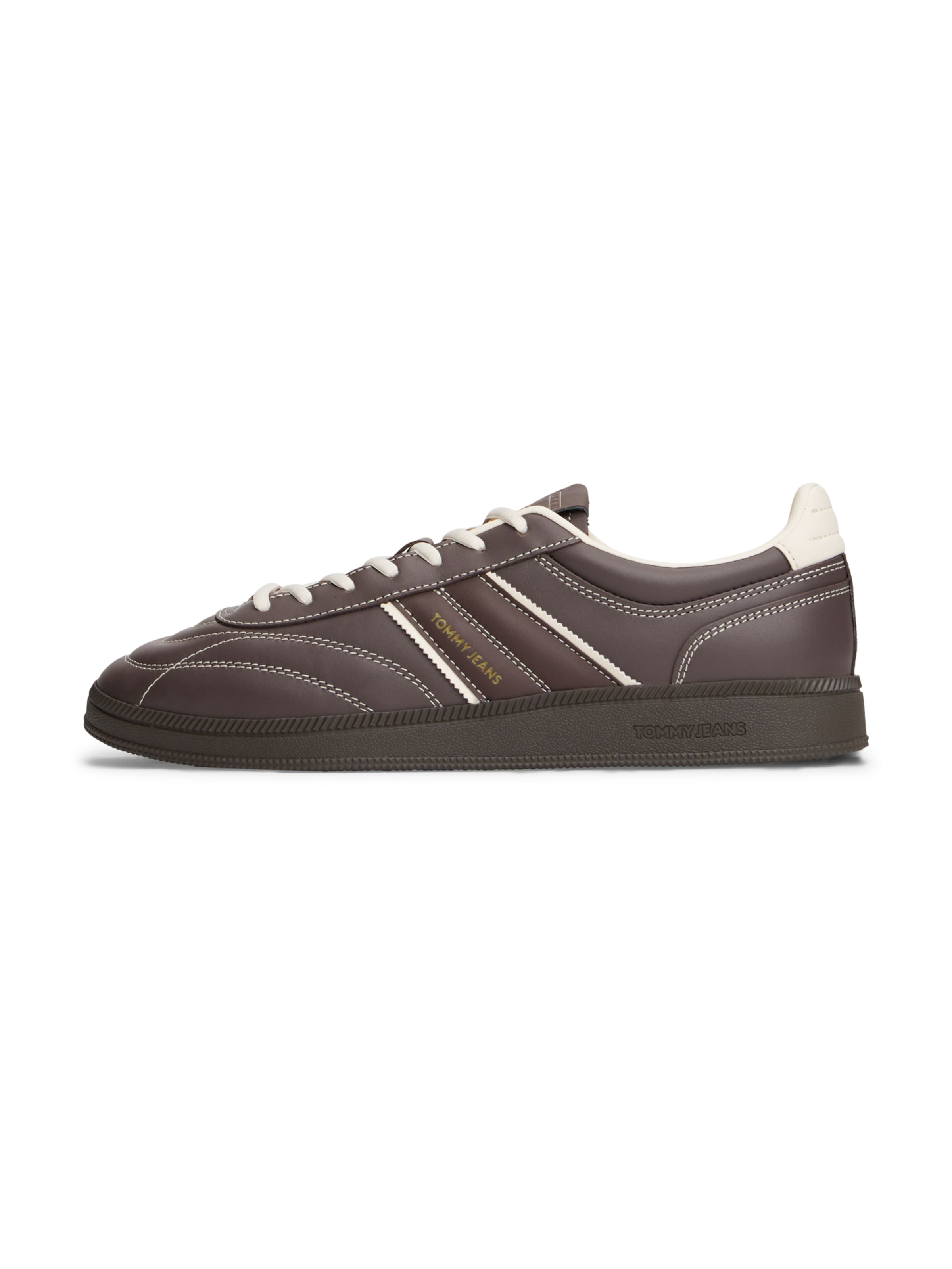 Tommy Jeans Platform trainers 'THE GREENWICH' in Brown: front