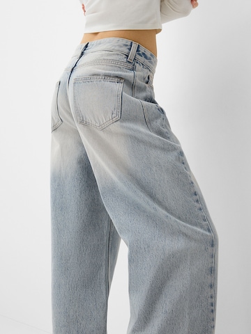 Bershka Loosefit Farmer - kék