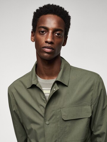 MANGO MAN Between-Season Jacket 'Volos' in Green