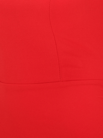 WAL G. فستان سهرة 'BILL' بلون أحمر
