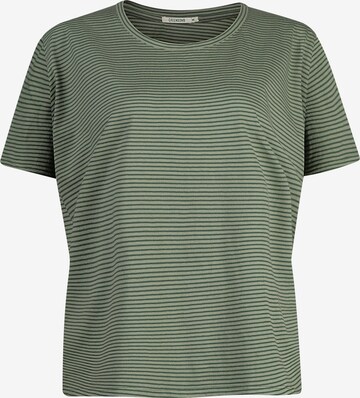 T-shirt 'Feel' GREENBOMB en vert : devant