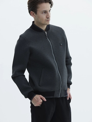 Veste de survêtement 'SEM' SCR. en gris : devant