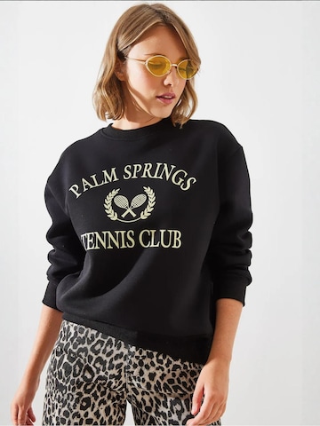 Bianco Lucci Sweatshirt in Zwart