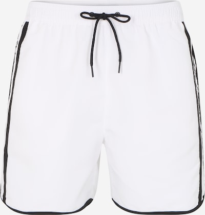 Calvin Klein Swimwear Badeshorts in schwarz / weiß, Produktansicht