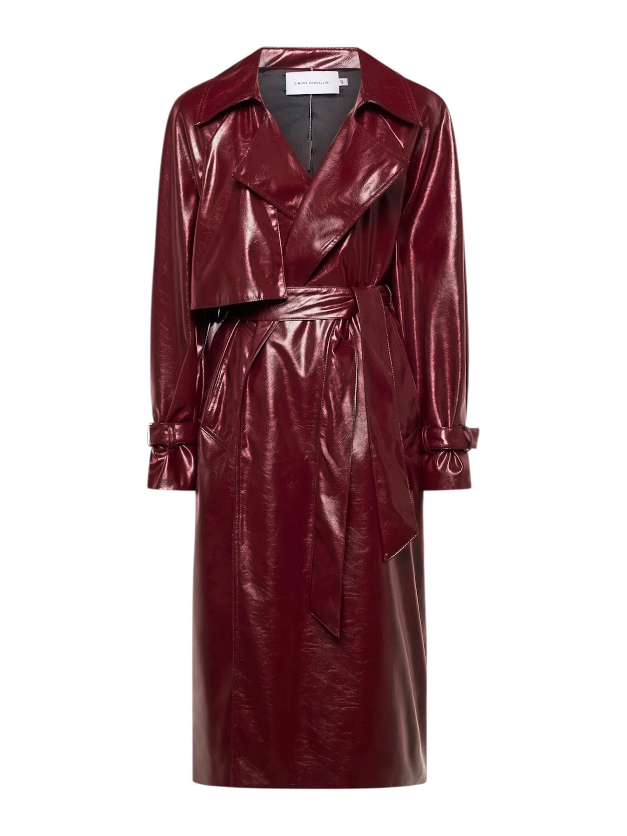 Simona Corsellini Winter Coat in Bordeaux, Item view