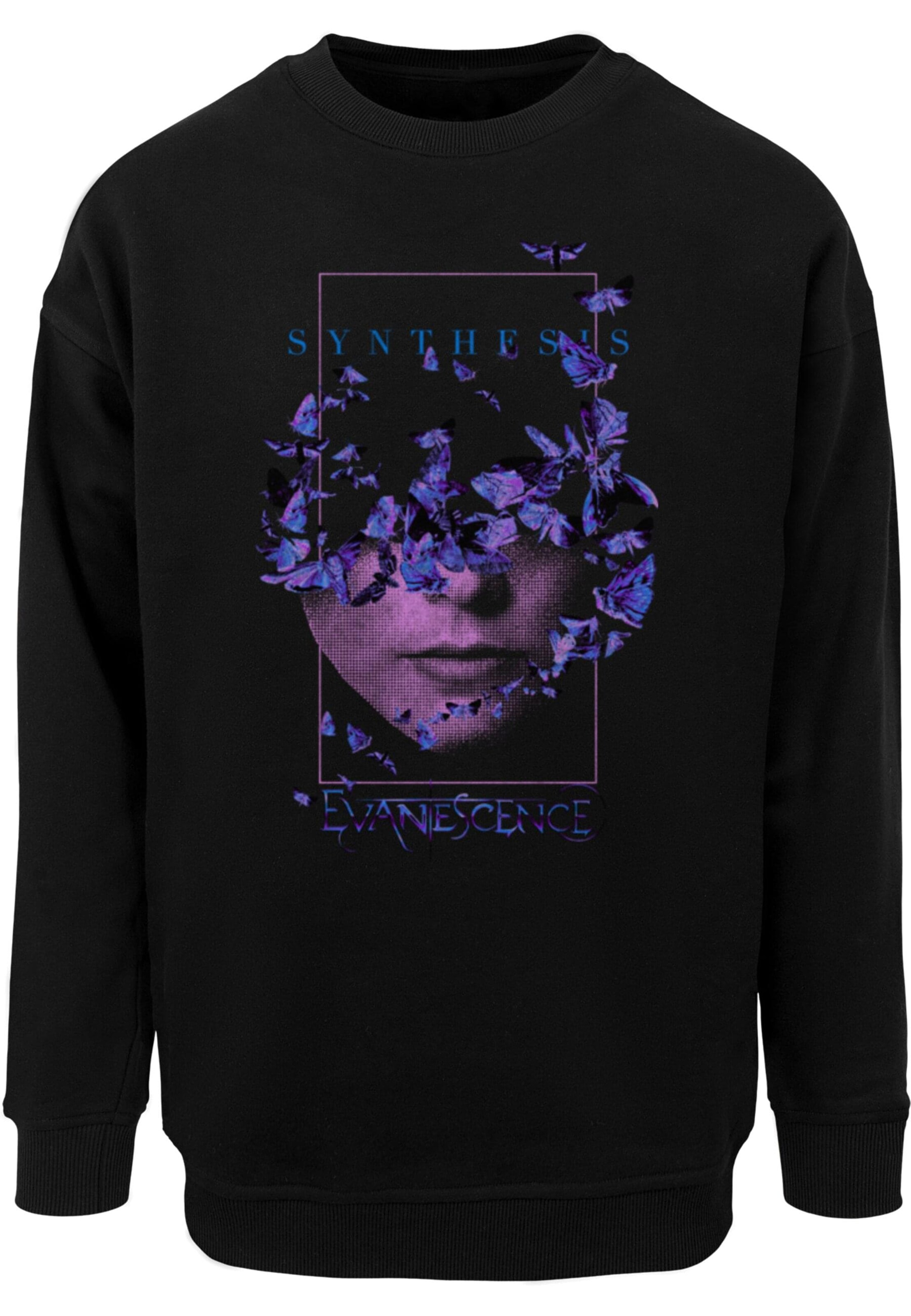 Merchcode Sweatshirt 'Evanescence - Synthesis' in Schwarz: Vorderseite