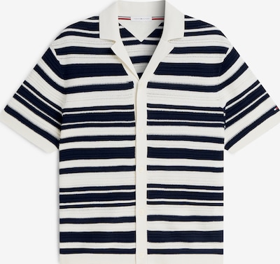 TOMMY HILFIGER Kardigan 'Regular Fit Breton Stripe Short Sleeve' veličine S u ecru/prljavo bijela / mornarsko plava, Pregled proizvoda