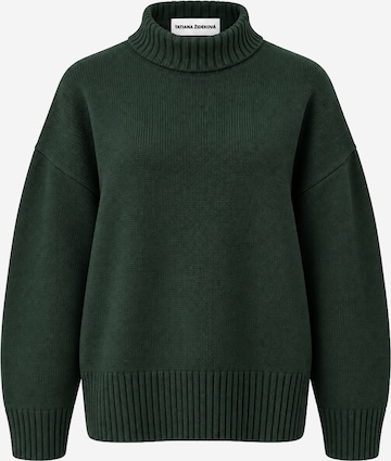 Pull-over Tatiana Zidekova en vert : devant