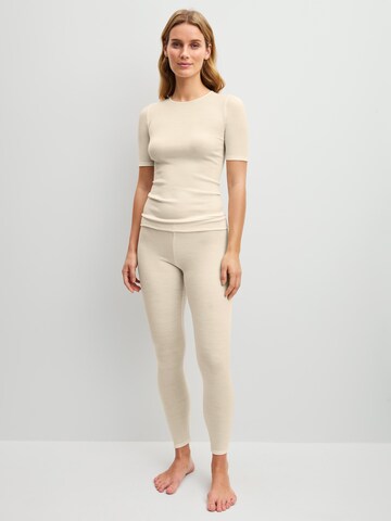 Maglietta intima 'Silky Wool Soft' di CALIDA in beige
