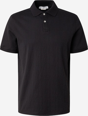 GUESS - Camiseta en negro: frente