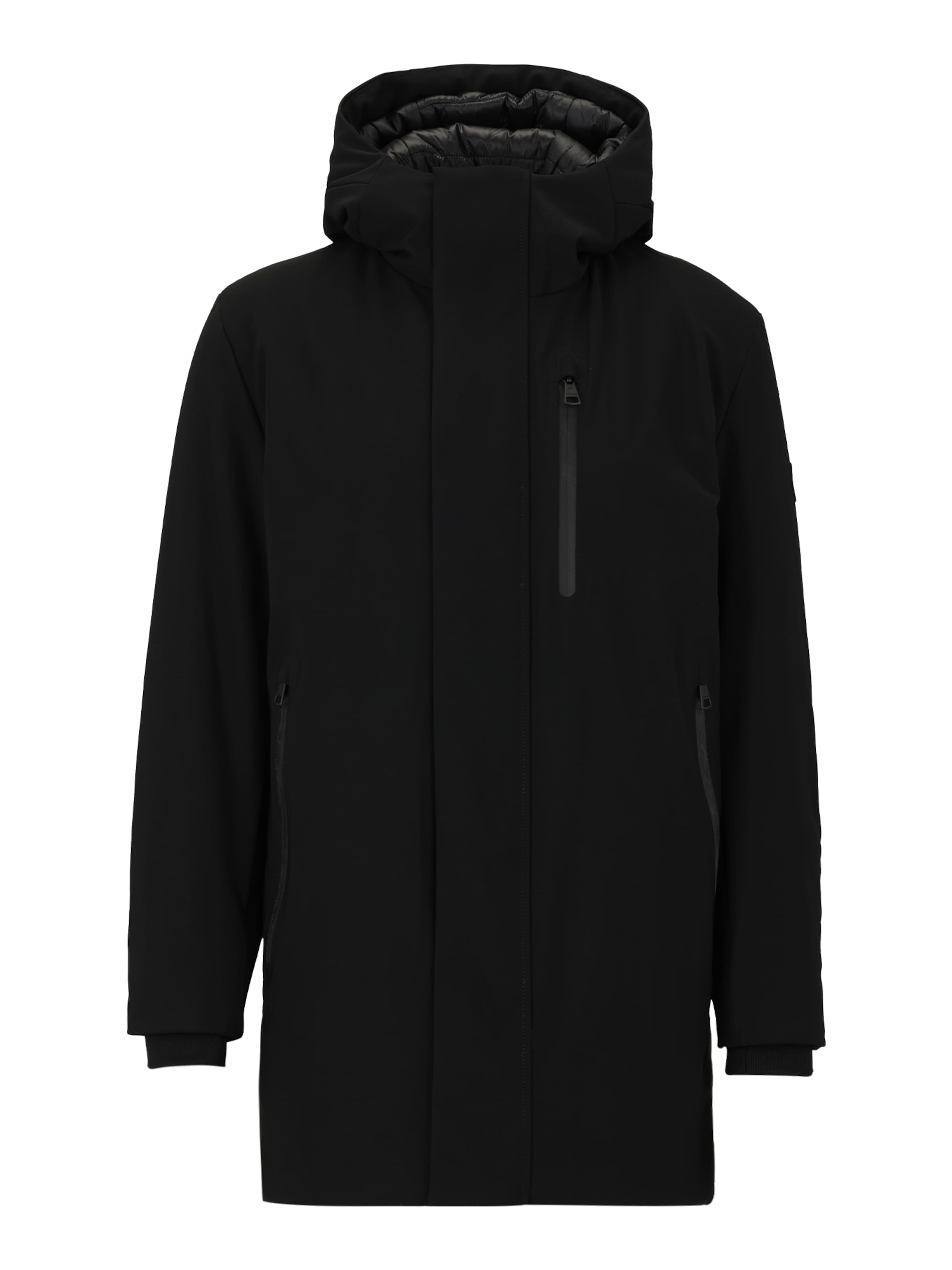 Parka invernale 'Flex' di STRELLSON in nero: frontale