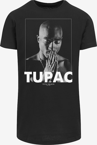 F4NT4STIC Shirt 'Tupac Shakur Praying' in Schwarz: predná strana