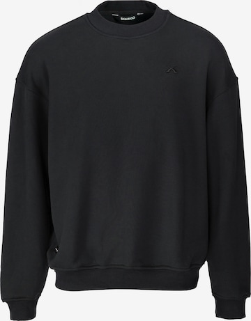 Squeqo Sweatshirt 'Cotton 435 GSM' in Black: front