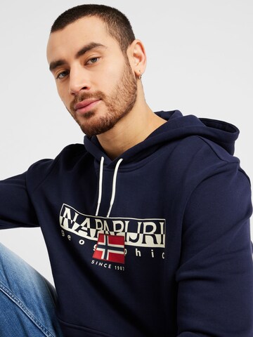 NAPAPIJRI Sweatshirt 'AYLMER' in Blauw