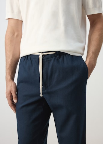 MANGO MAN Loosefit Bukser 'ONIX' i blå