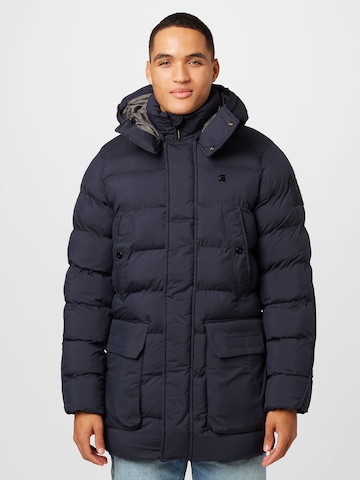 G-Star RAW Winterparka in Blauw: voorkant