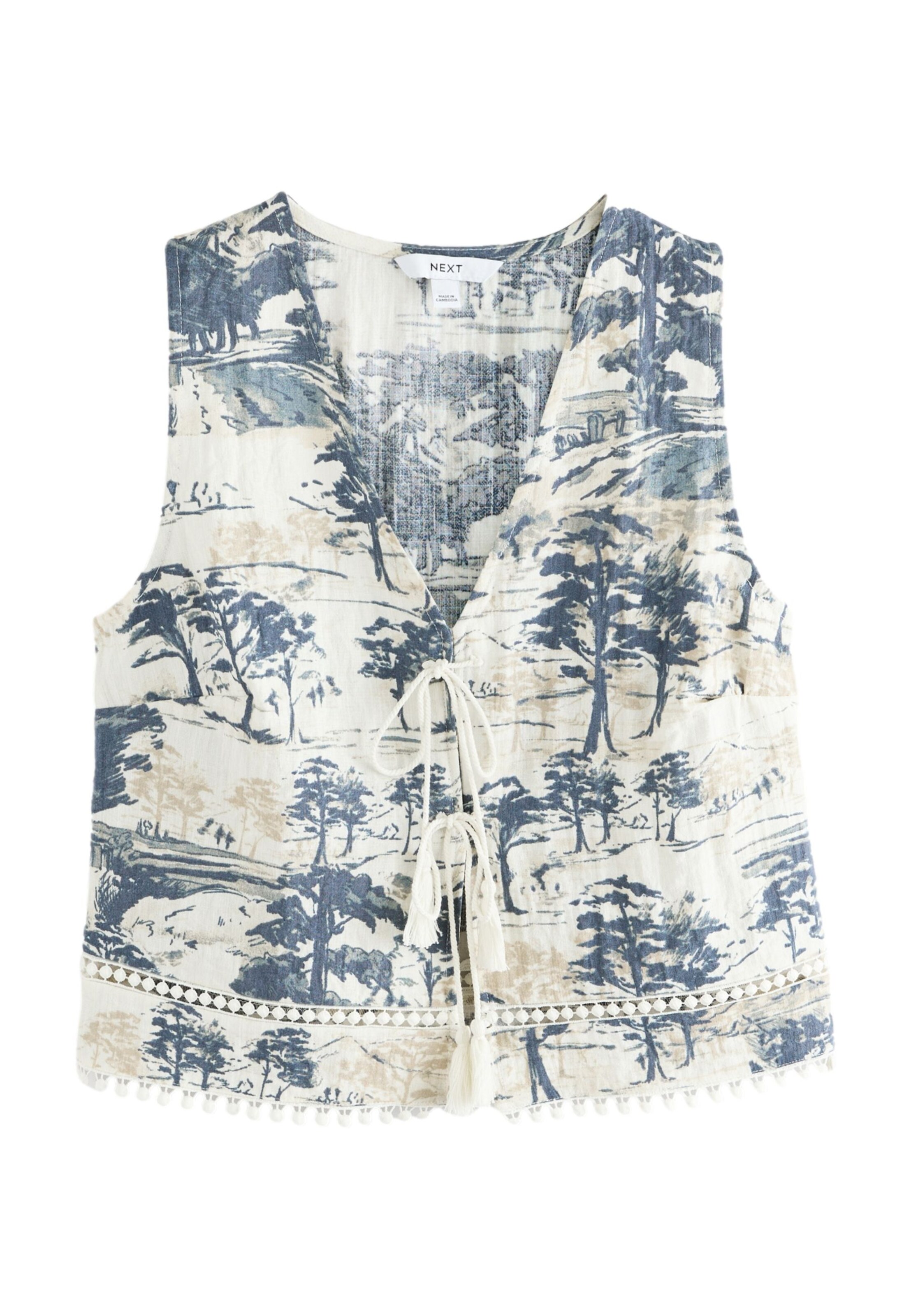 Next Top in Beige: Vorderseite