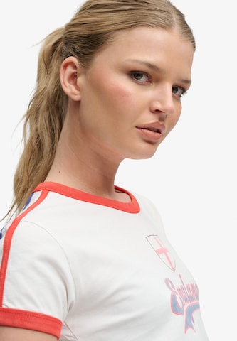 T-shirt 'Athletic Football' Superdry & Co en blanc