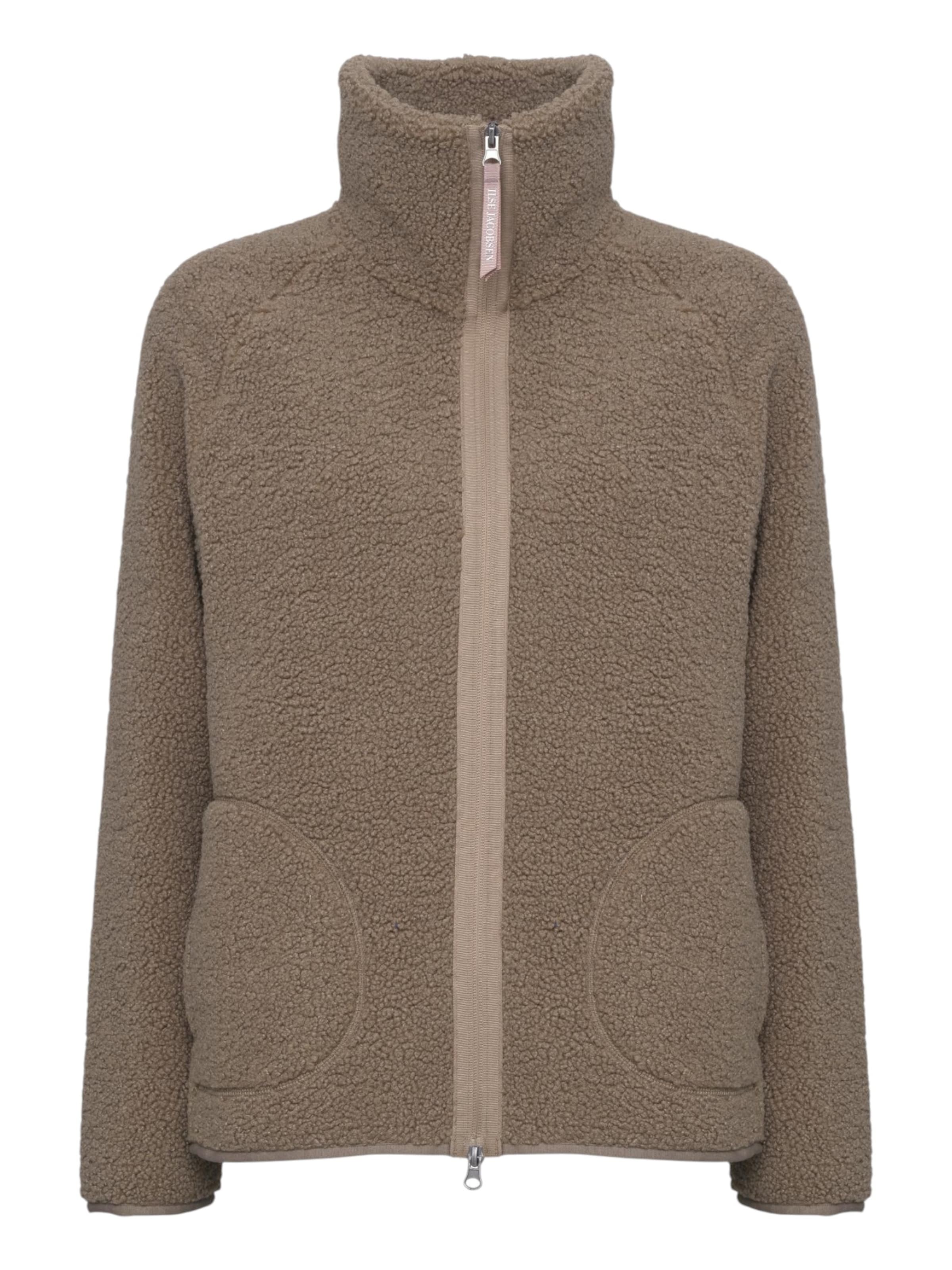 Veste en polaire ILSE JACOBSEN en beige : devant