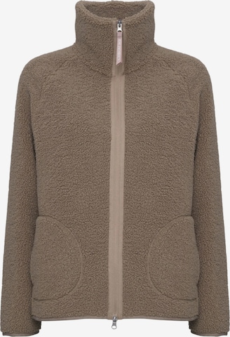 Veste en polaire ILSE JACOBSEN en beige : devant