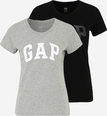 T-shirt 'FRANCHISE' Gap Petite en gris : devant