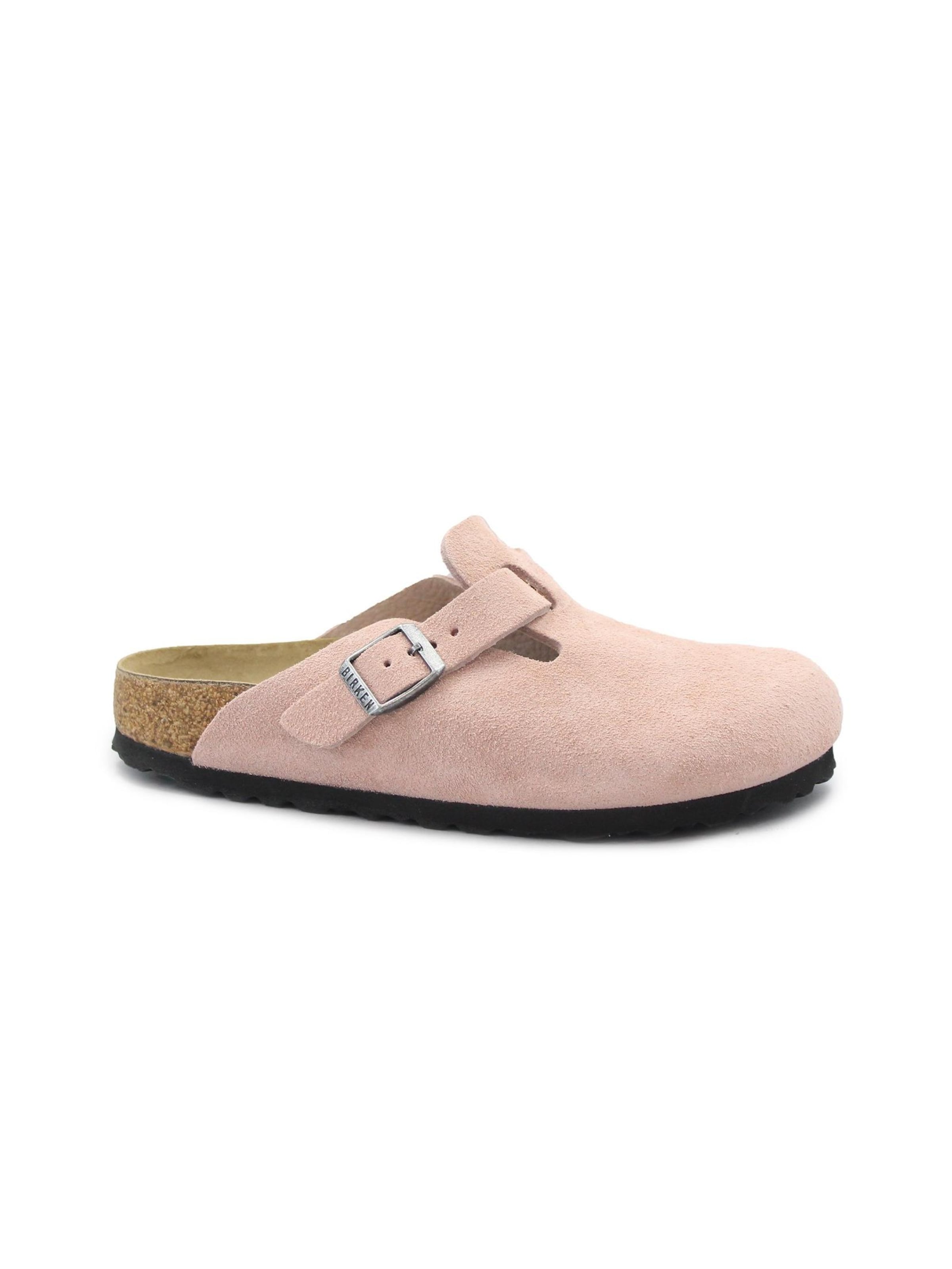 BIRKENSTOCK Mules 'BIRKENSTOCK BOSTON 1031635 pink clay rosa ciabatta zoccolo donna fibbia camoscio' in 36 in Pastel pink, Item view