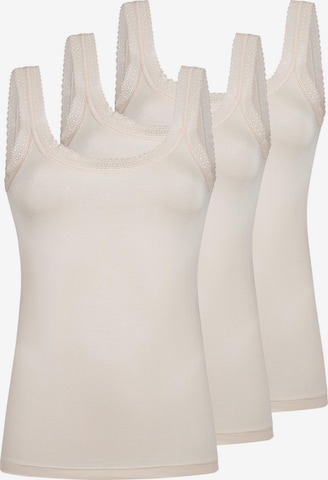 Mey Undershirt 'Modal Lace' in Beige: front