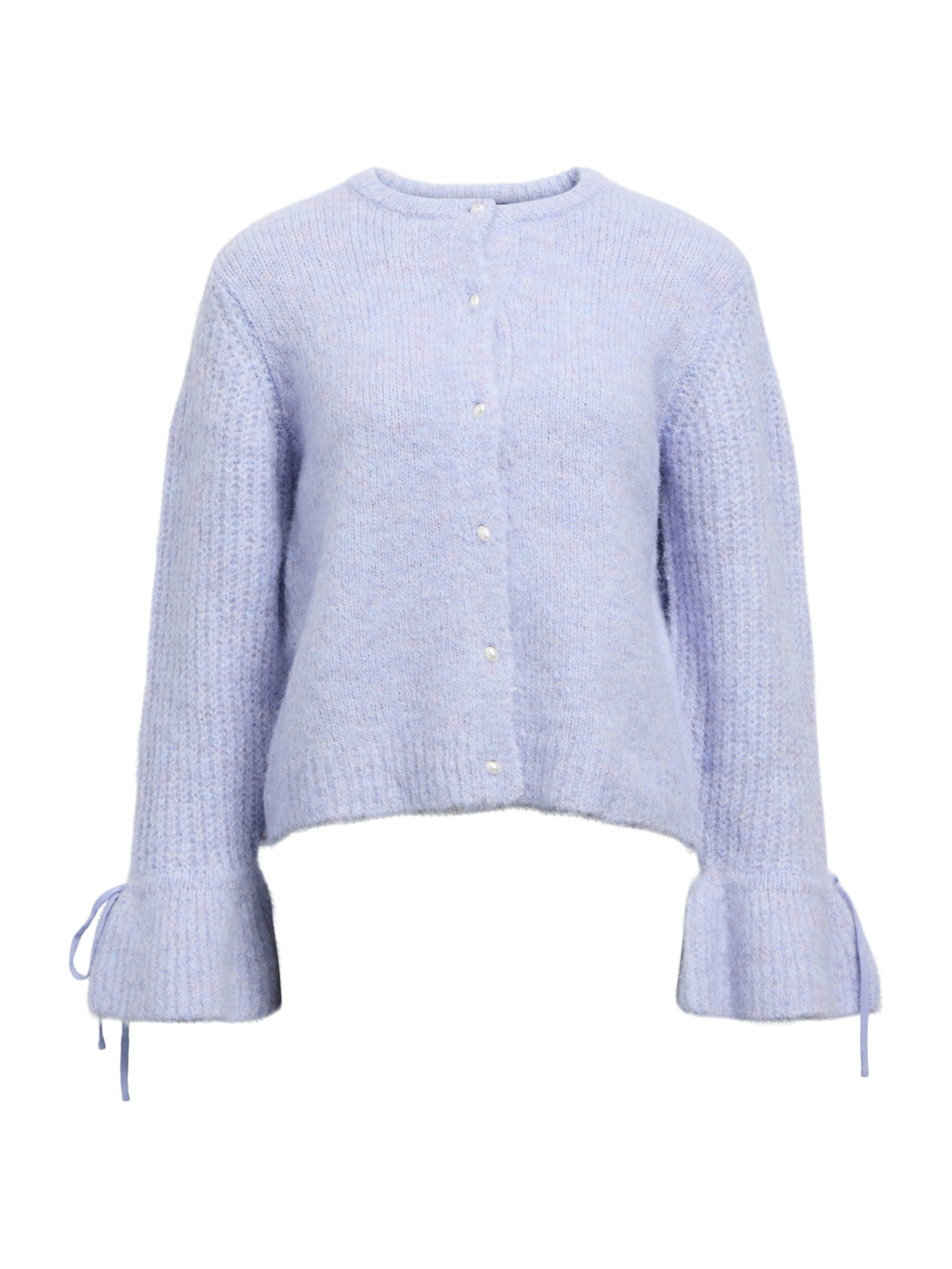 OBJECT Strickjacke 'OBJSALIKA' in Lila: Vorderseite