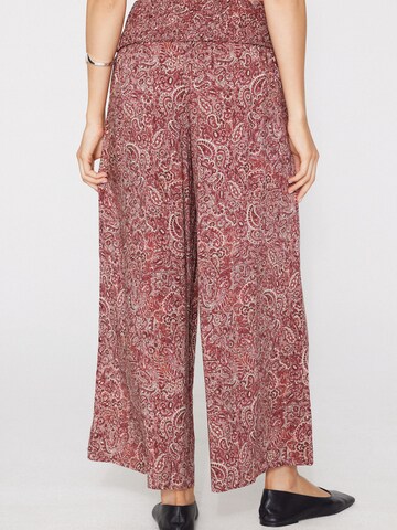 Tezenis Wide leg Pants in Red