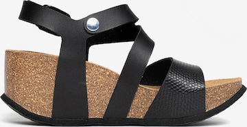 Bayton Strap sandal 'Ibiza' in Black