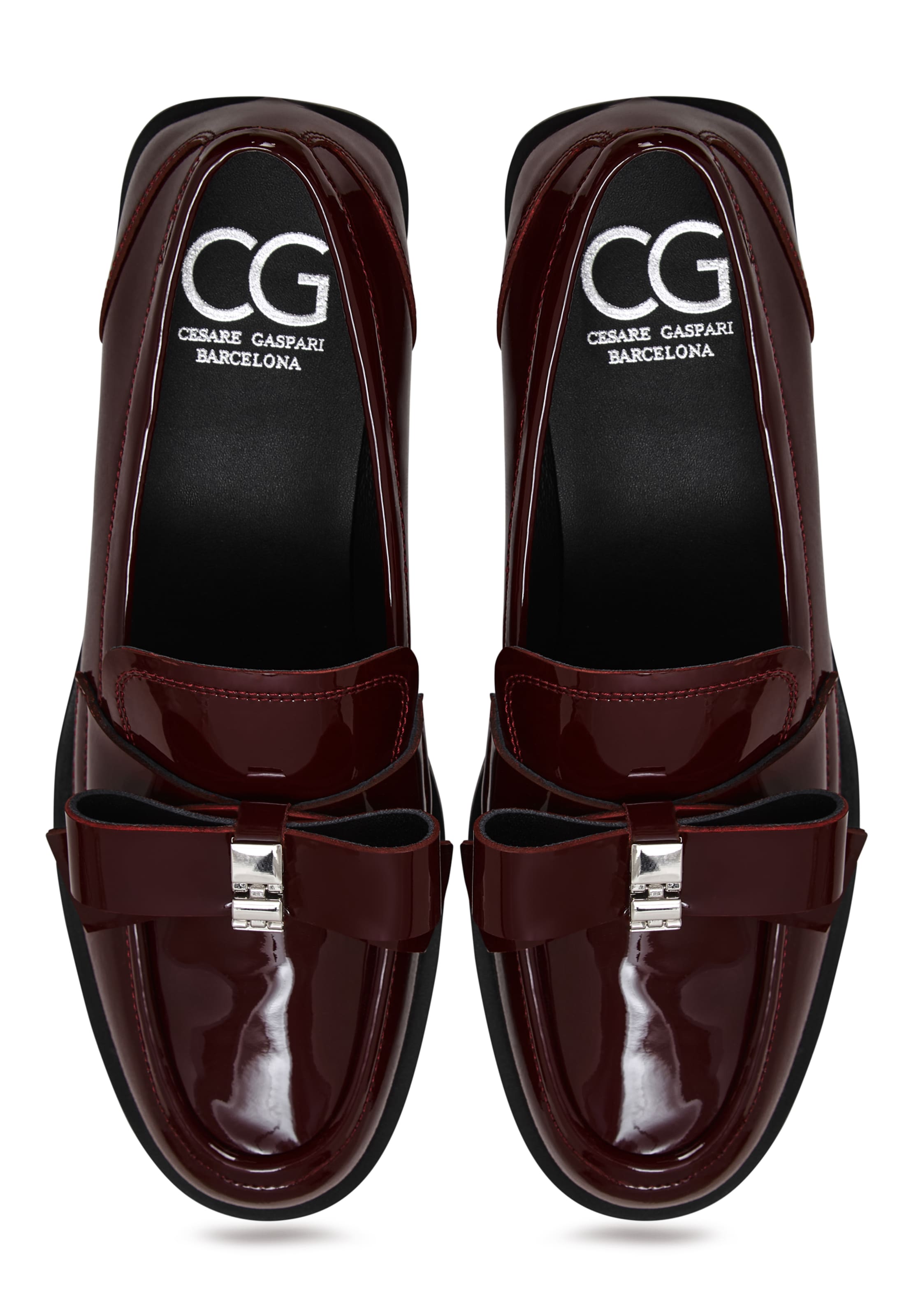 CESARE GASPARI Slip-ons in Red