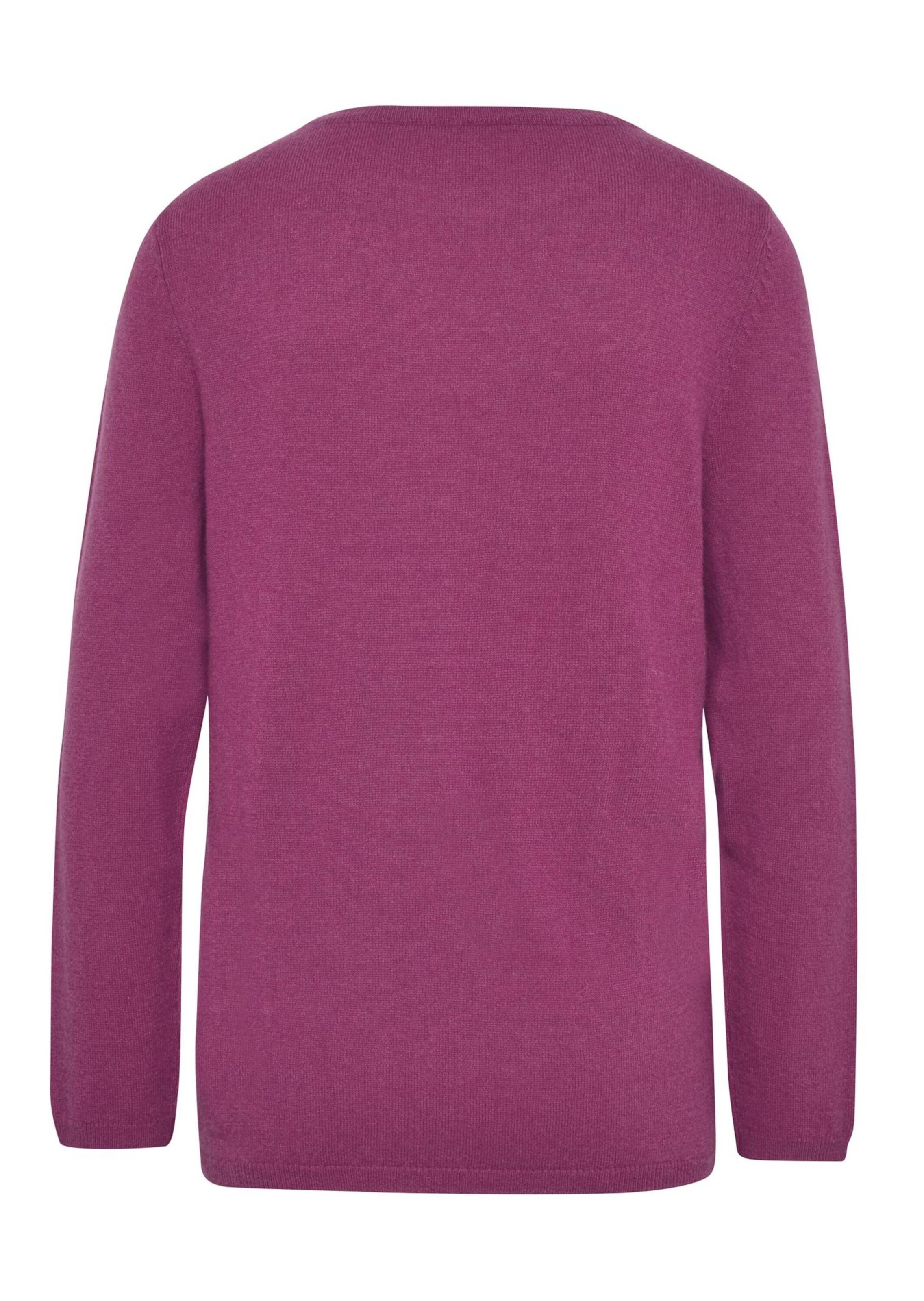 Goldner Pullover in Lila