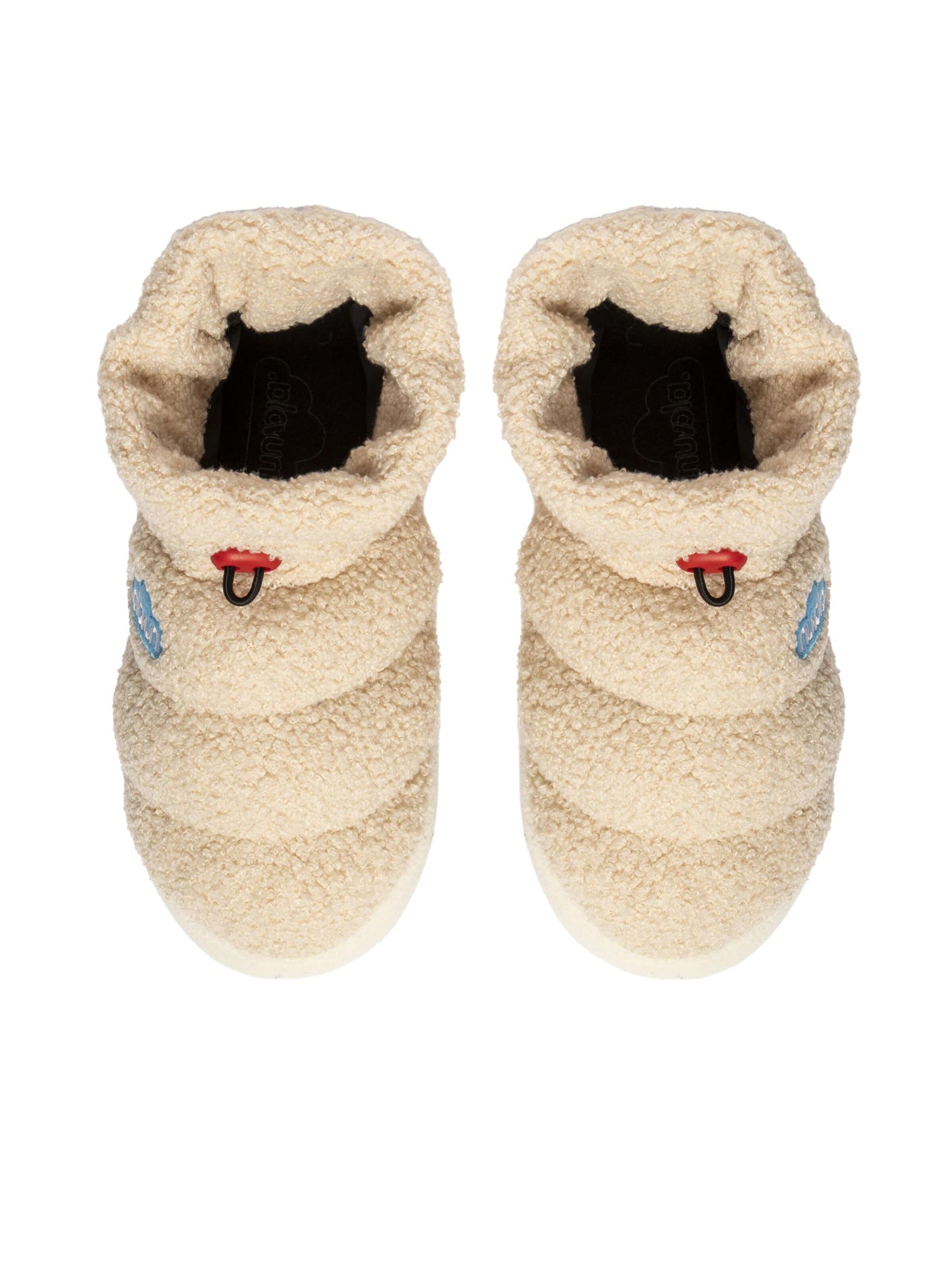 Nuvola. - Pantufa 'Boot Home Sheep' em bege