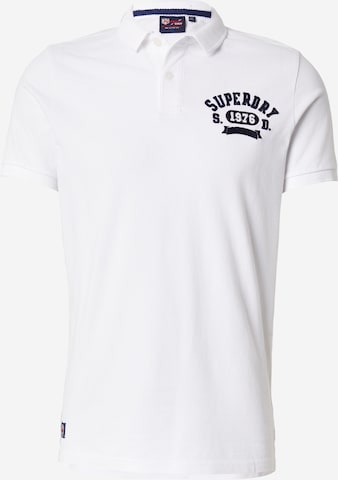 T-Shirt Superdry en blanc : devant