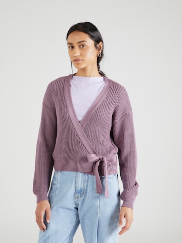 ABOUT YOU Sweater 'Selina' in Purple: front