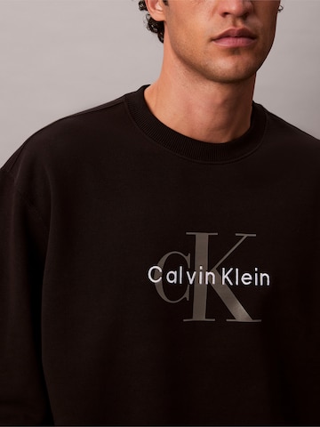 Calvin Klein Jeans Mikina – černá