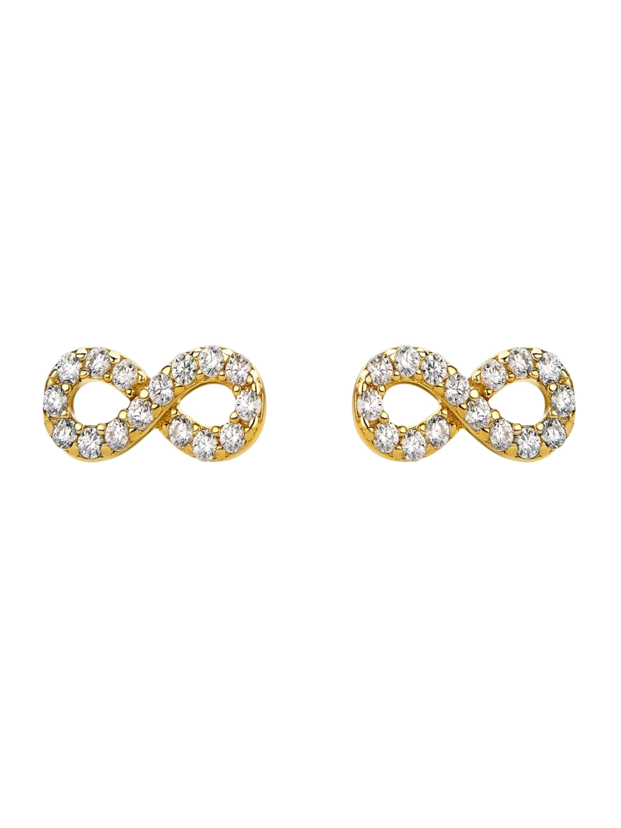 DIAMANT LETERNEL Náušnice 'Ohrringe aus 585 Gelbgold' - Žltá