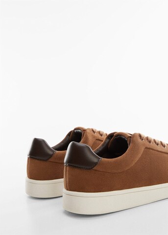 MANGO TEEN Sneaker low 'adant' in Braun