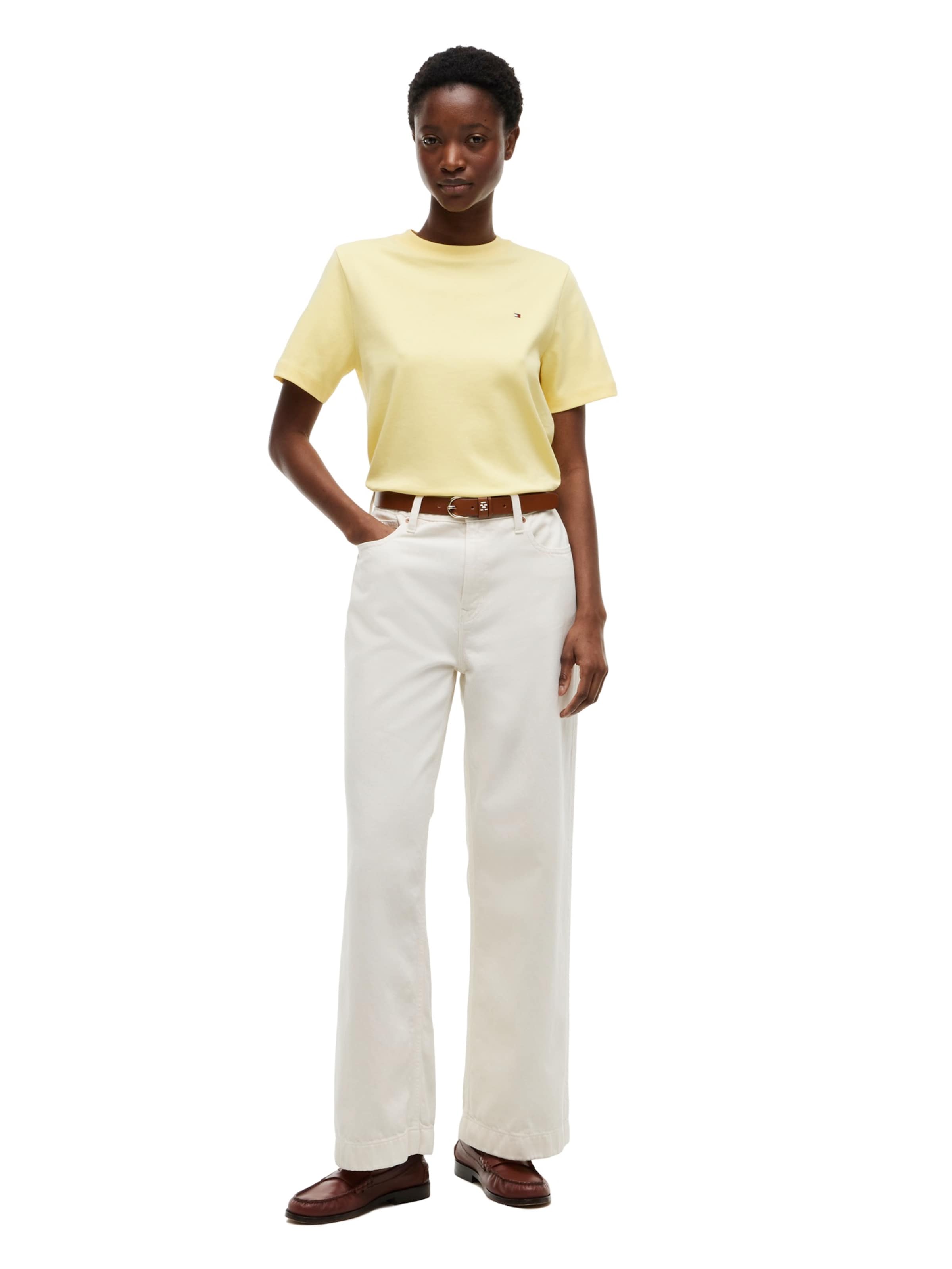 TOMMY HILFIGER Majica | rumena barva