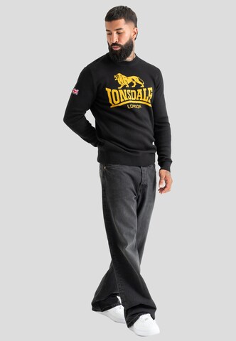 Lonsdale London Sweter 'Swanscombe' w kolorze czarny