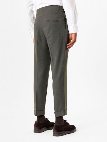 Tapered Pantaloni con pieghe 'Abelard' di Antioch in verde
