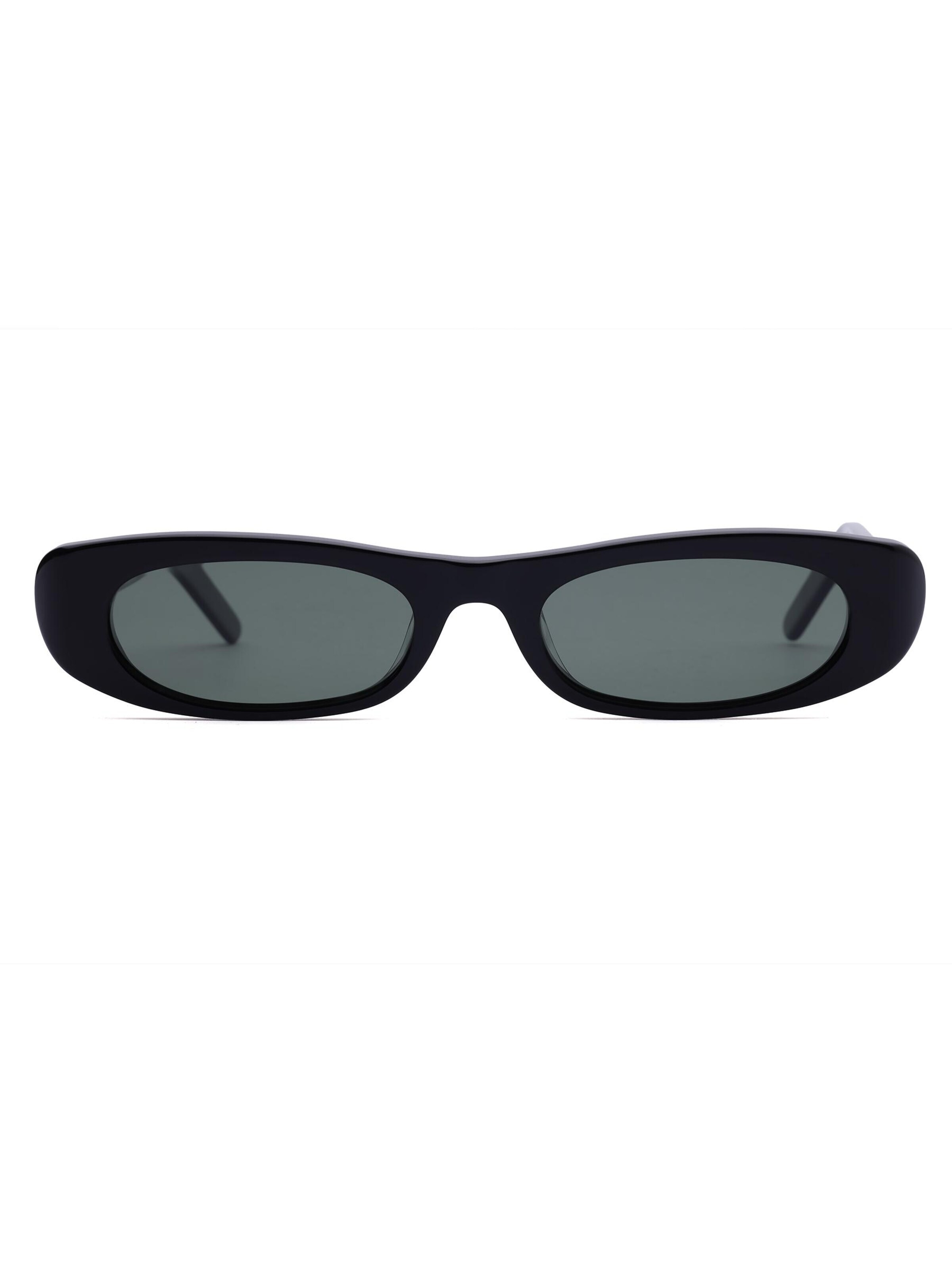 AVANT-GARDE PARIS Sonnenbrille 'Oval Selene' in Schwarz