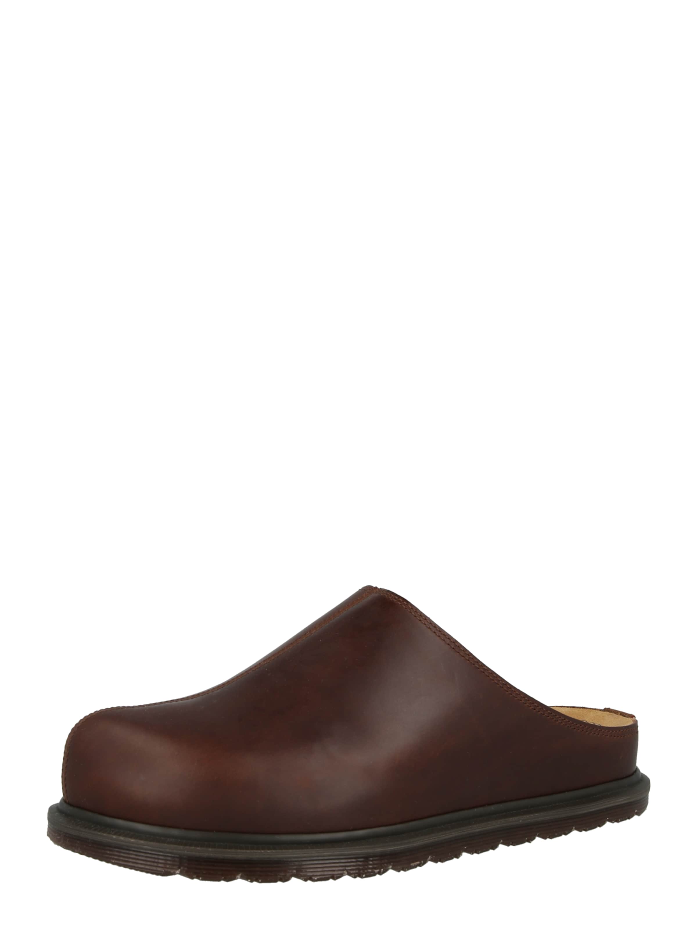 Dr. Martens Пантолеты 'San Mule' в Коричневый: спереди